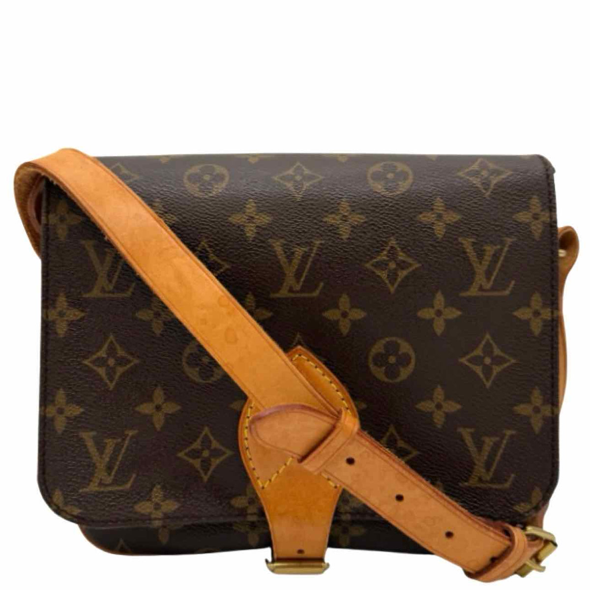 LOUIS VUITTON Monogram Canvas Cartouchiere PM Crossbody