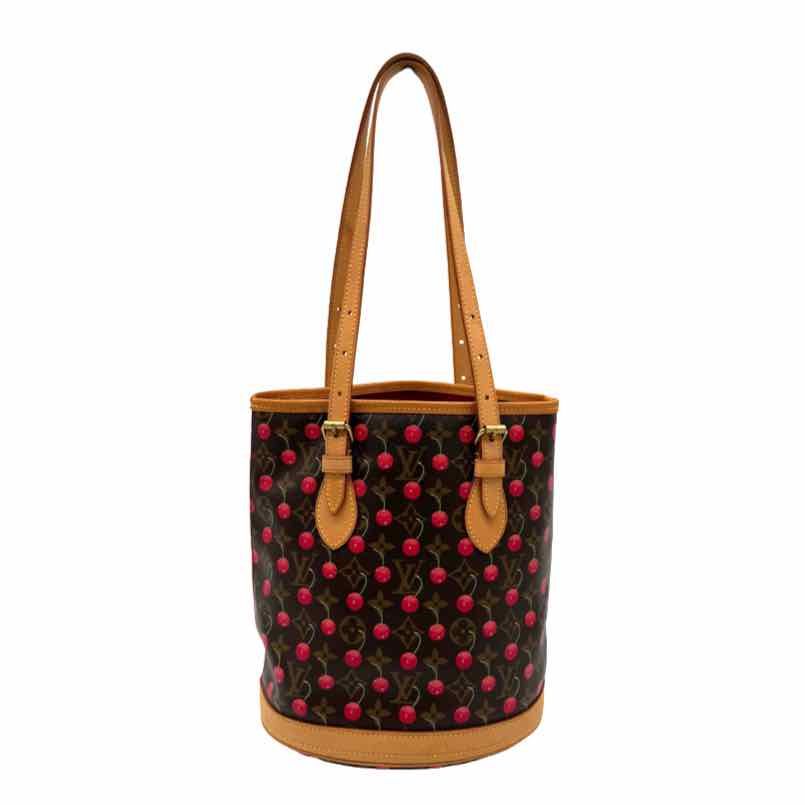 LOUIS VUITTON Monogram Canvas Cerises Bucket Bag (Pre-Owned)