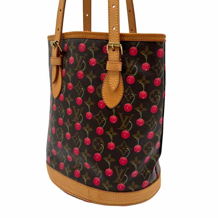 LOUIS VUITTON Monogram Canvas Cerises Bucket Bag (Pre-Owned)