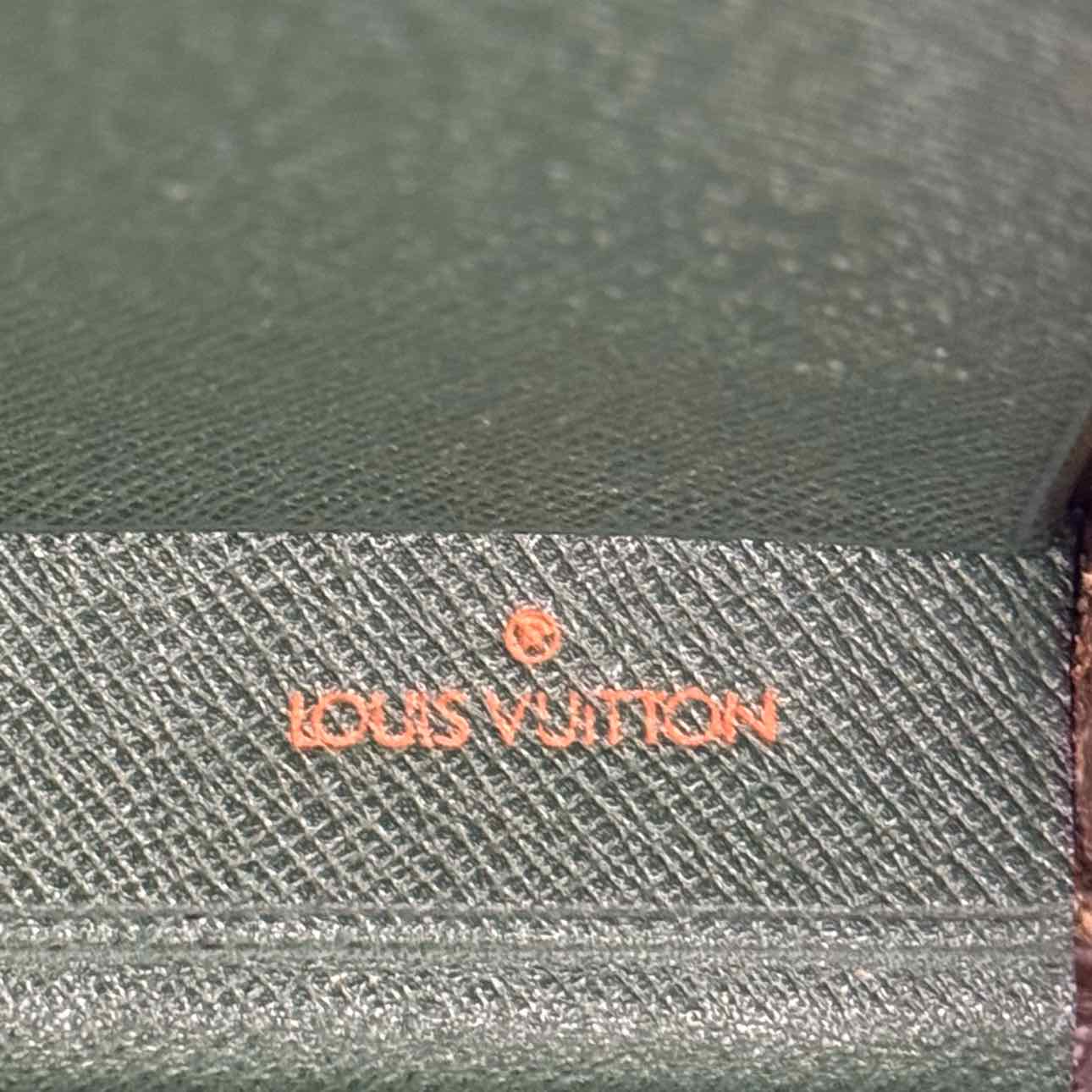 LOUIS VUITTON Monogram Canvas Crusher Attache Brown