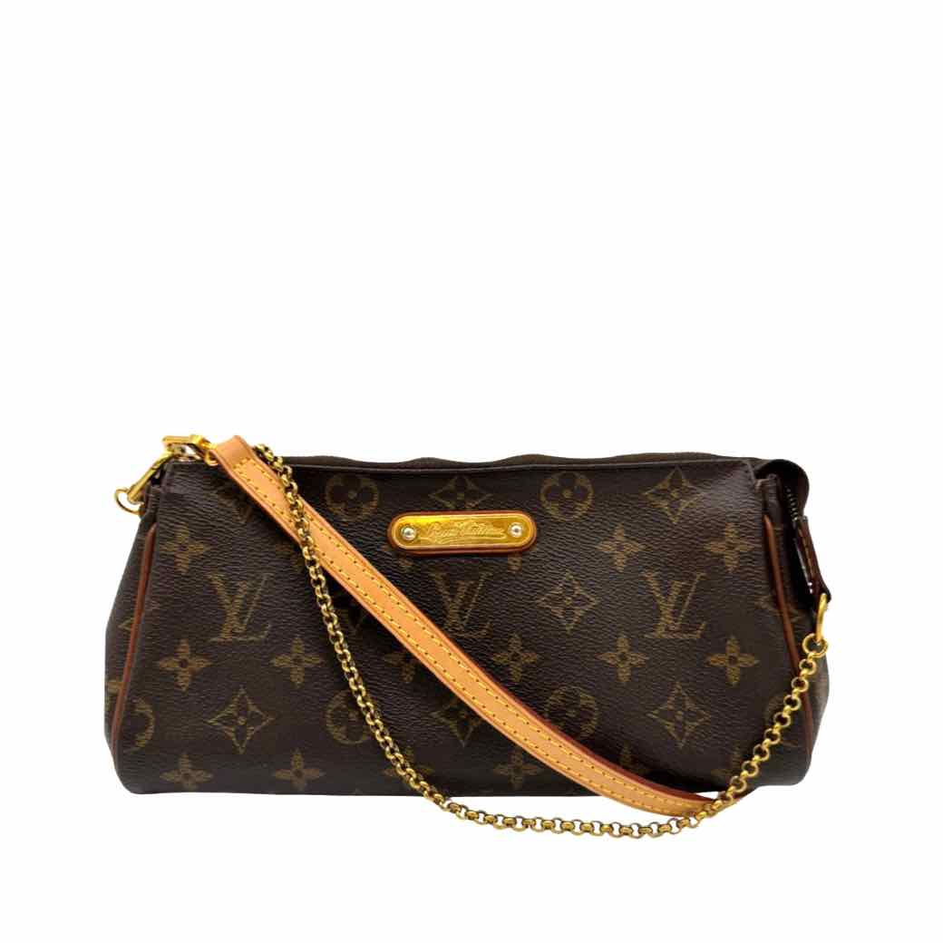 LOUIS VUITTON Monogram Canvas Eva Clutch Crossbody