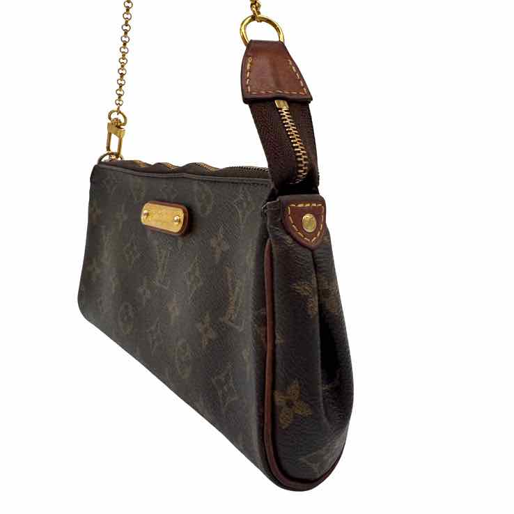 LOUIS VUITTON Monogram Canvas Eva Clutch Crossbody