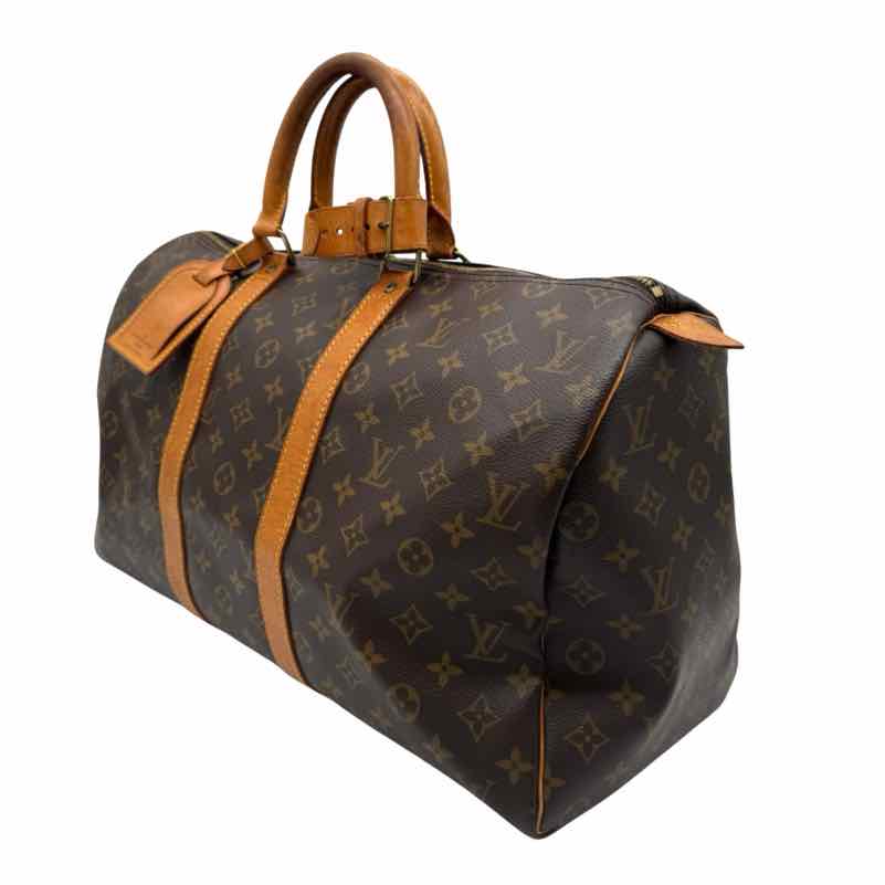 LOUIS VUITTON Monogram Canvas Keepall 45 Brown (Pre-Owned)