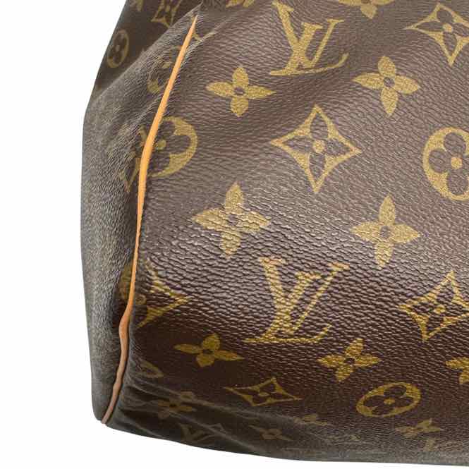 LOUIS VUITTON Monogram Canvas Keepall 55 Brown (Pre-Owned)