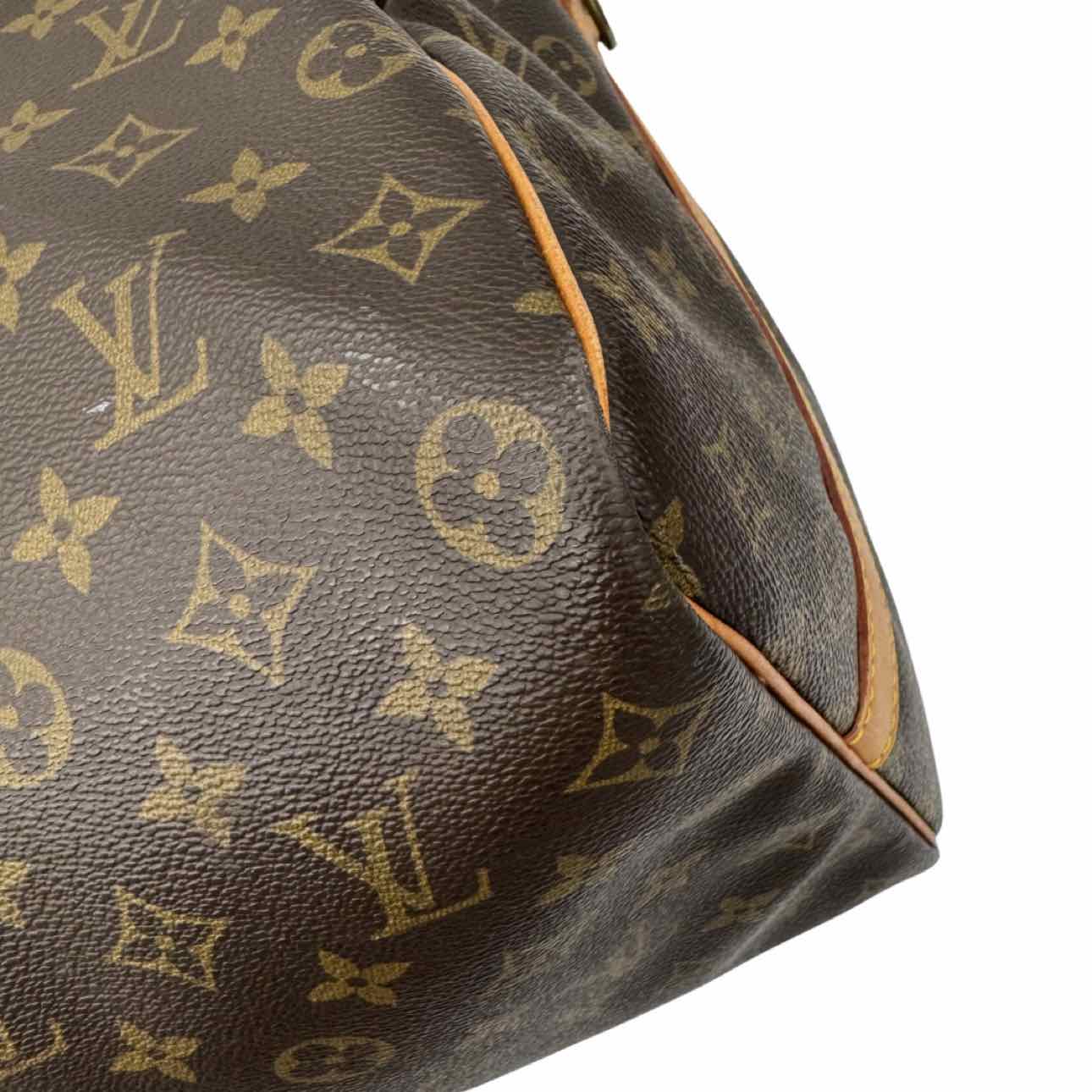 LOUIS VUITTON Monogram Canvas Keepall Bandoulier 50 Brown