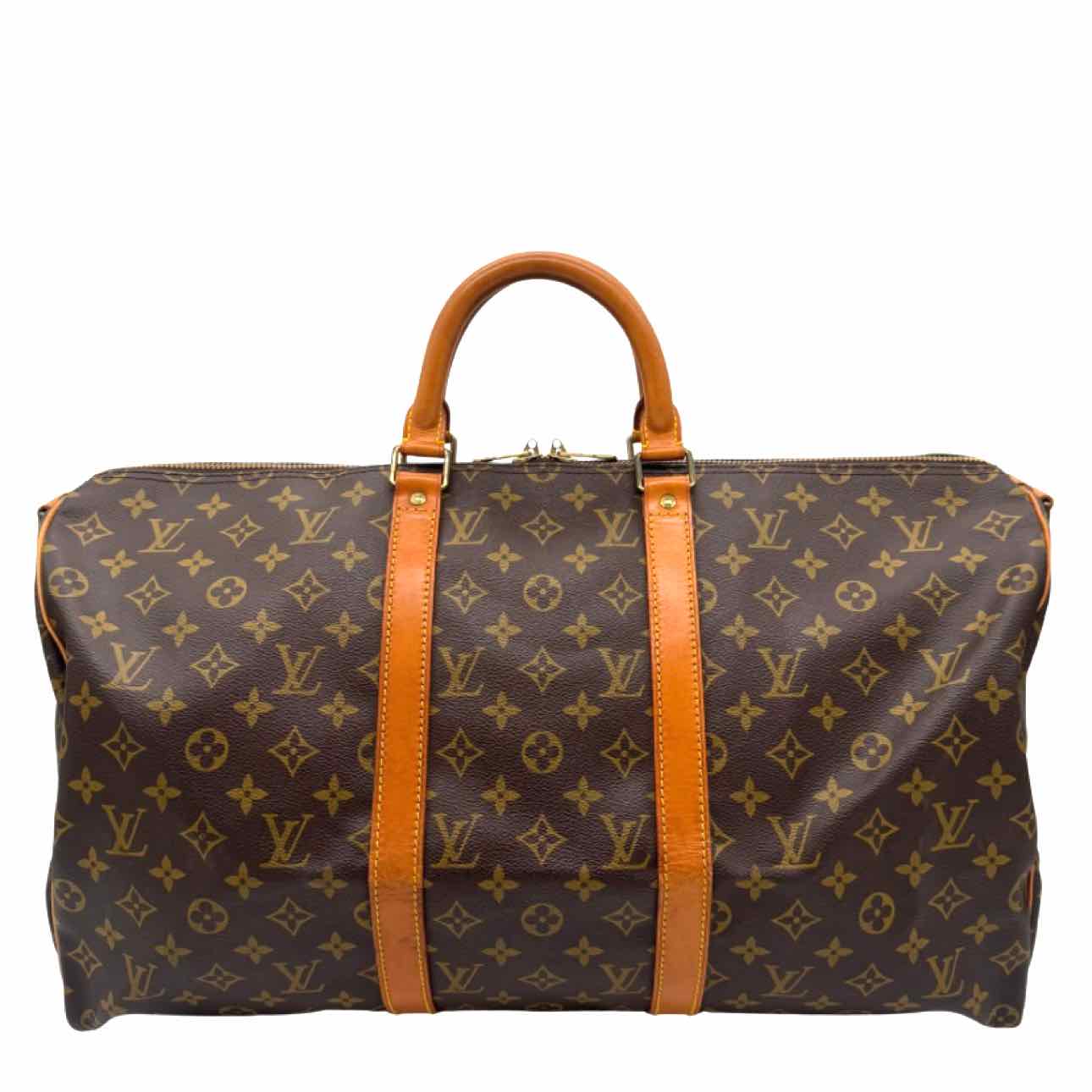 LOUIS VUITTON Monogram Canvas Keepall Bandouliere 50 Duffle Bag