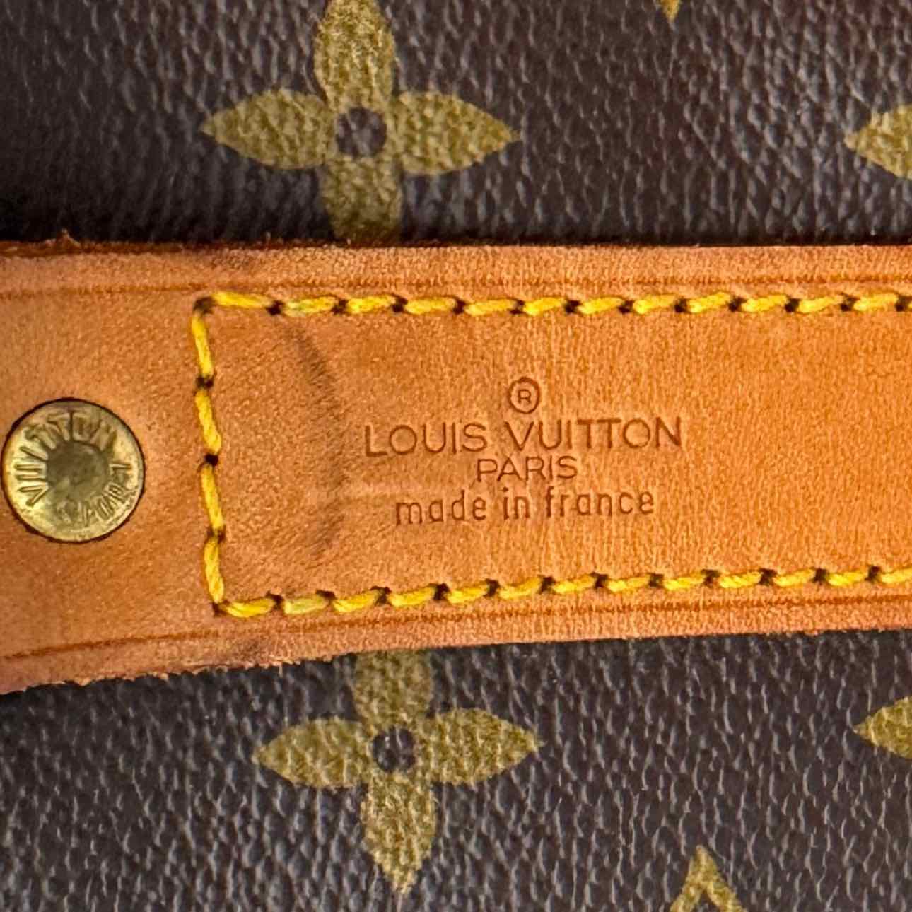 LOUIS VUITTON Monogram Canvas Keepall Bandouliere 50 Duffle Bag
