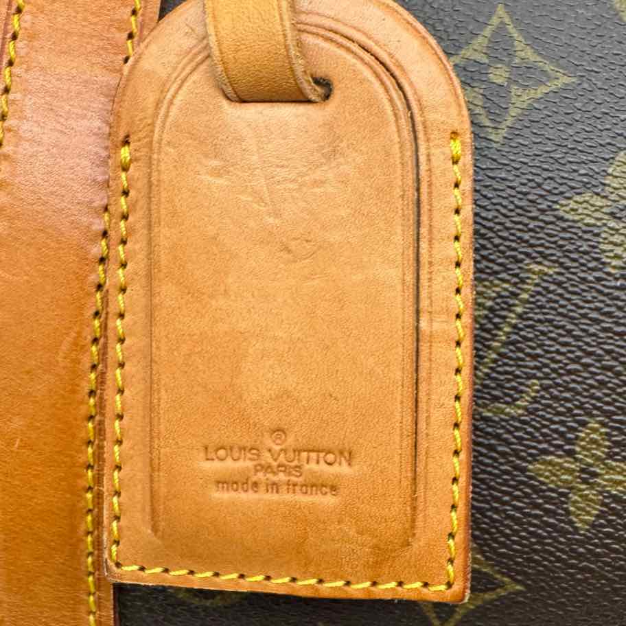 LOUIS VUITTON Monogram Canvas Keepall Bandouliere 55 Brown (Pre-Owned)