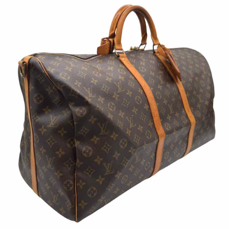 LOUIS VUITTON Monogram Canvas Keepall Bandouliere 60