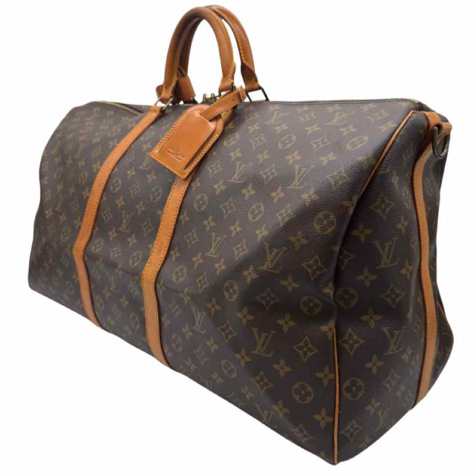 LOUIS VUITTON Monogram Canvas Keepall Bandouliere 60