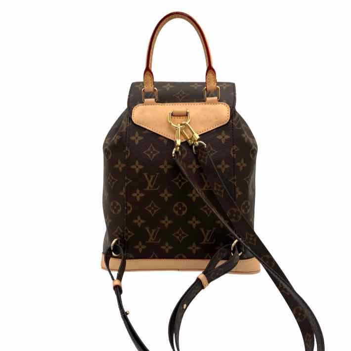 LOUIS VUITTON Monogram Canvas Montsouris PM Brown Backpack
