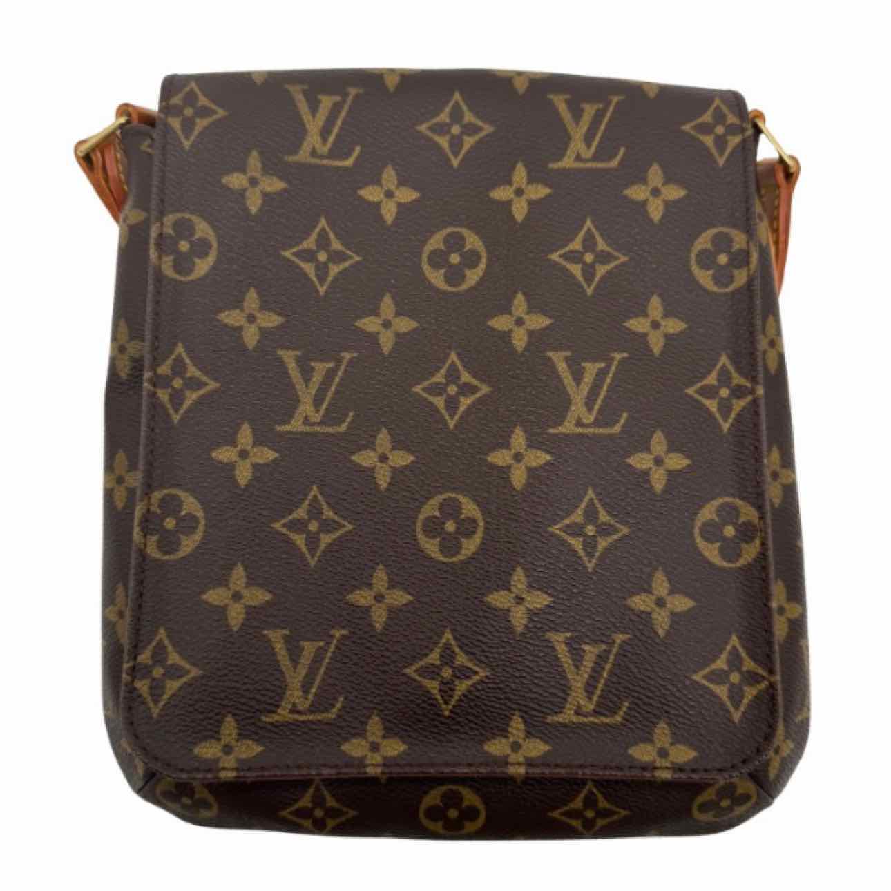 LOUIS VUITTON Monogram Canvas Musette Salsa Shoulder Bag Brown