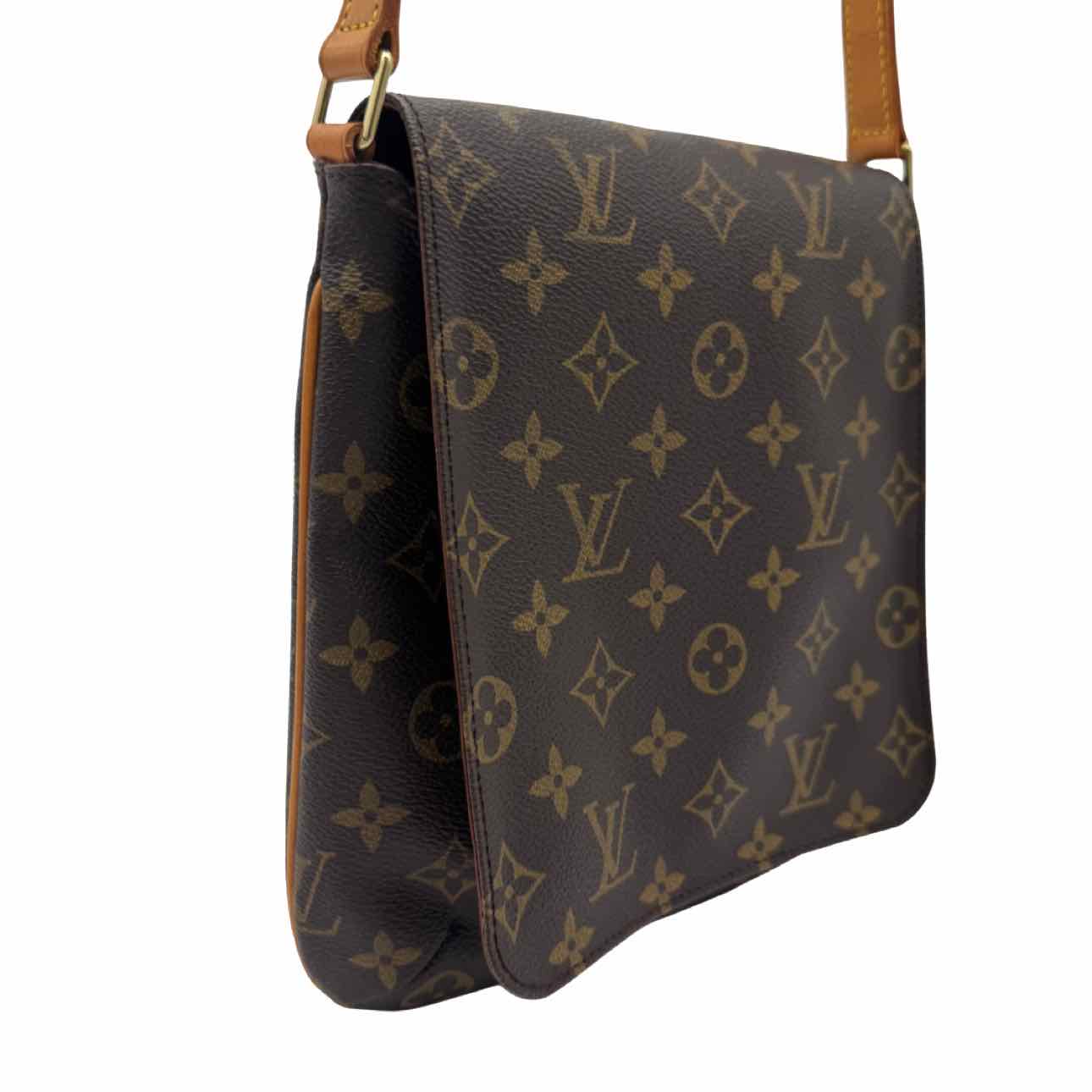 LOUIS VUITTON Monogram Canvas Musette Salsa Shoulder Bag Brown