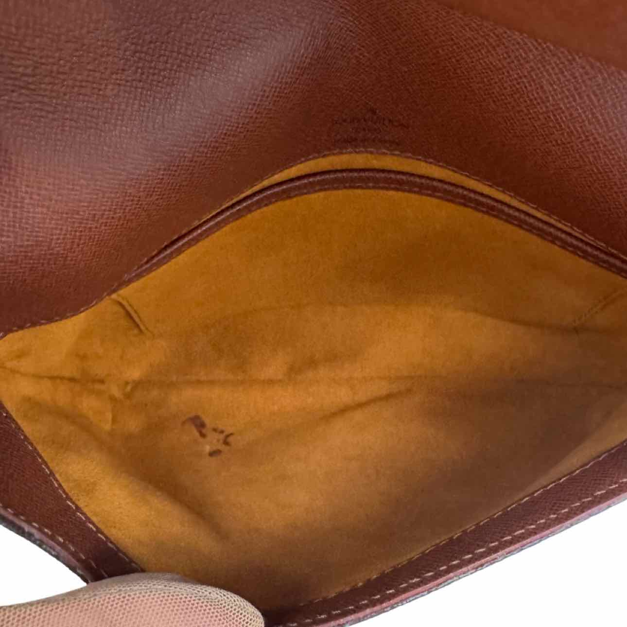 LOUIS VUITTON Monogram Canvas Musette Tango Brown Shoulder Bag