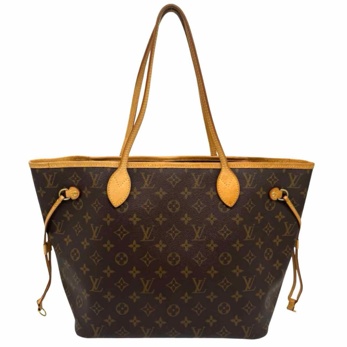 LOUIS VUITTON Monogram Canvas Neverfull MM Brown