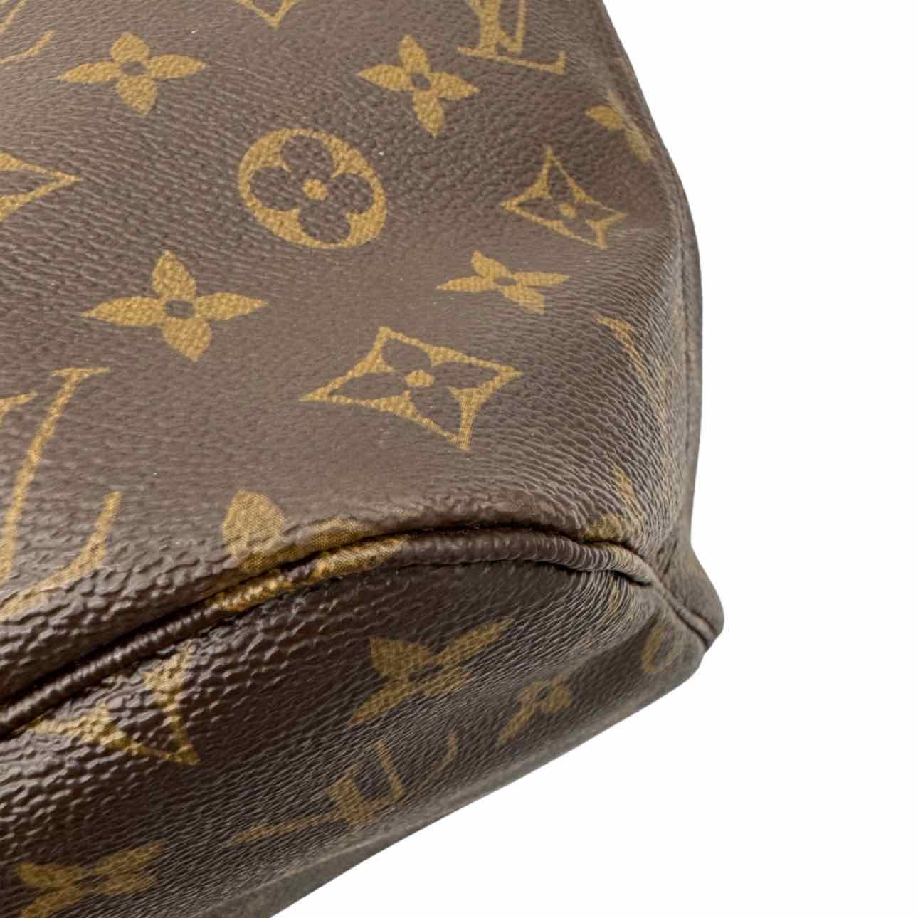 LOUIS VUITTON Monogram Canvas Neverfull MM Brown Tote Bag
