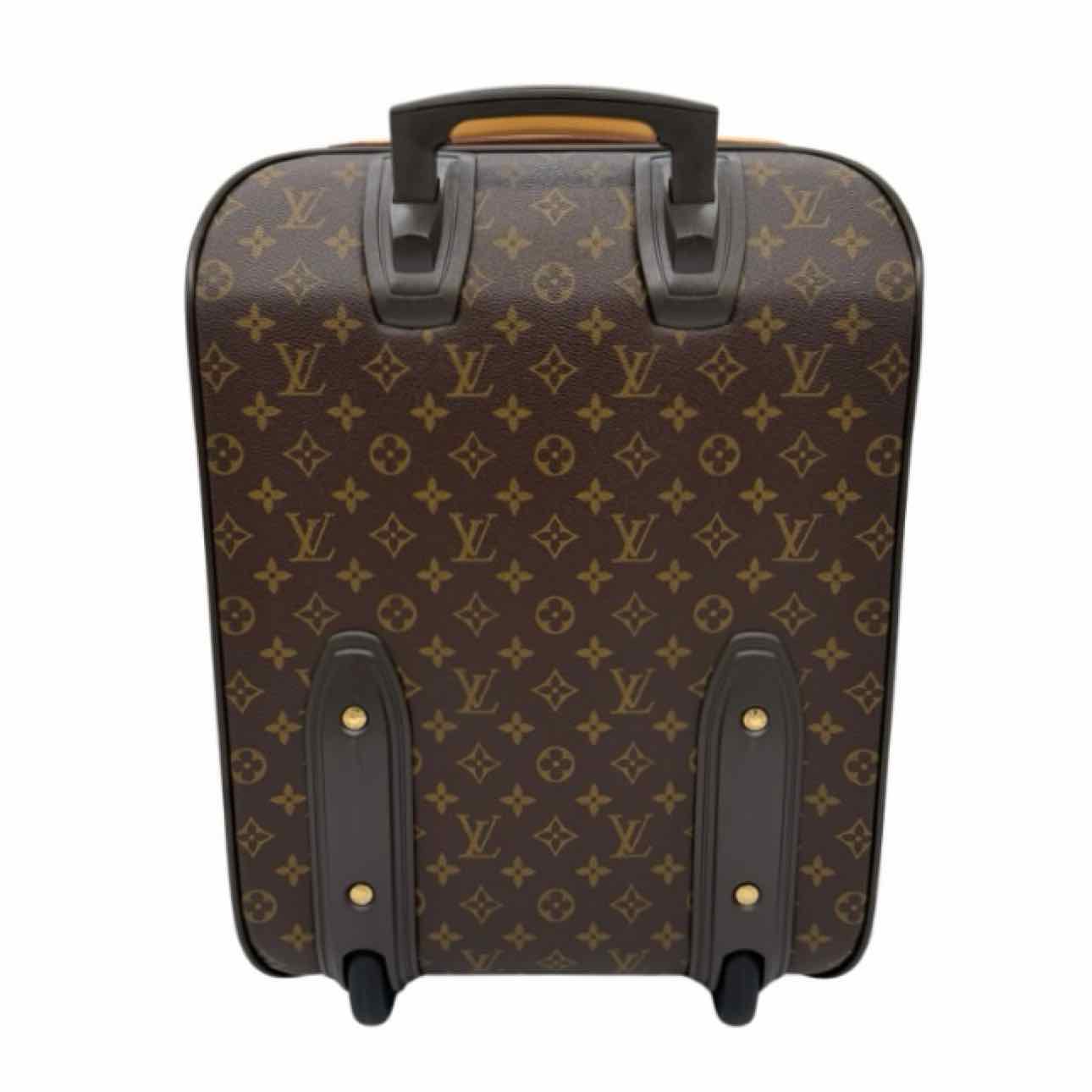 LOUIS VUITTON Monogram Canvas Pegase 45 Suitcase Brown