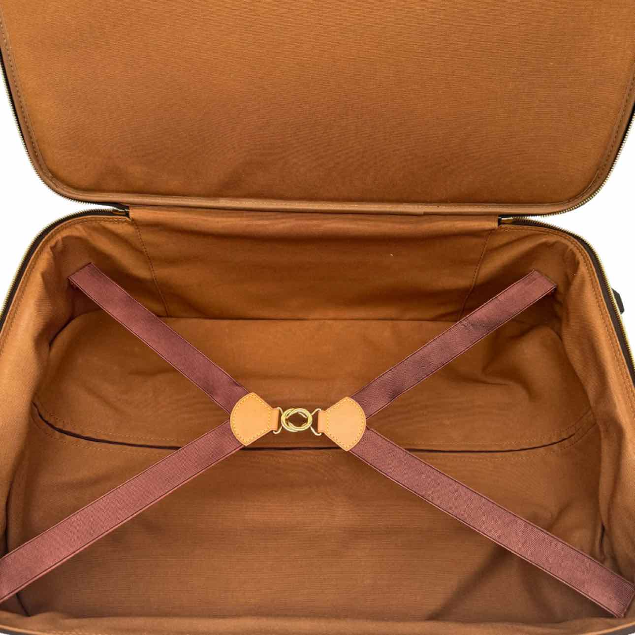 LOUIS VUITTON Monogram Canvas Pegase 55 Suitcase Brown