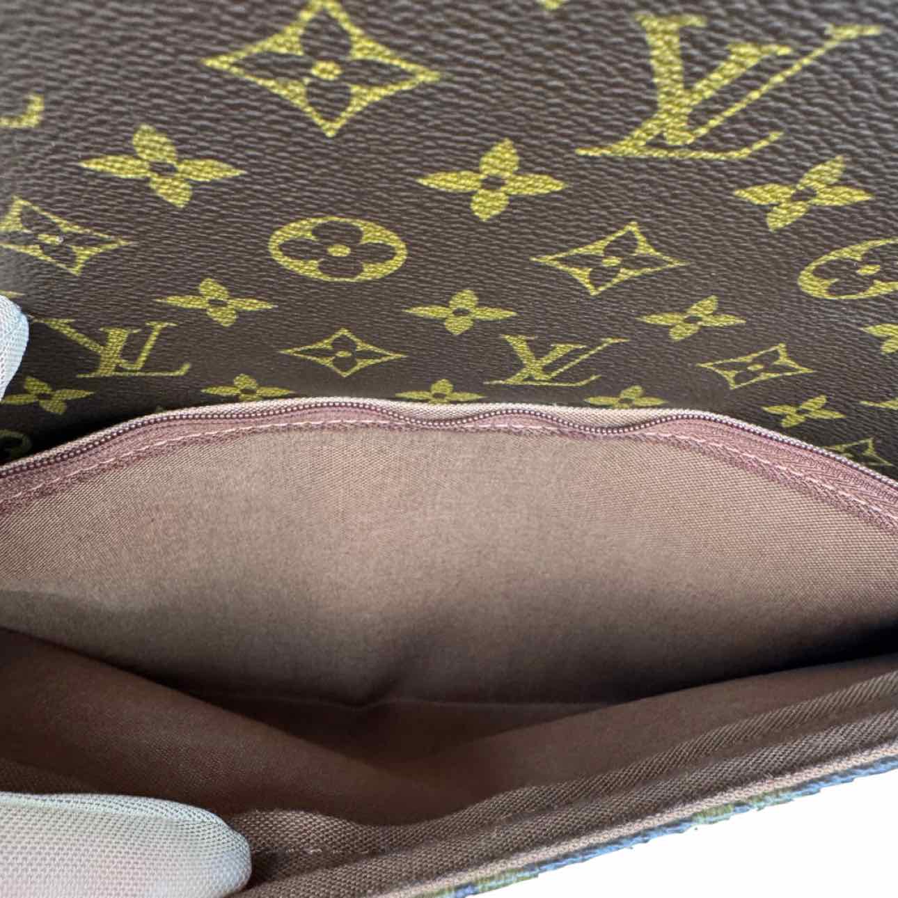 LOUIS VUITTON Monogram Canvas Pegase 55 Suitcase Brown
