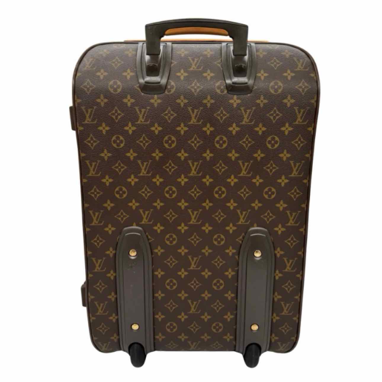 LOUIS VUITTON Monogram Canvas Pegase 55 Suitcase Brown