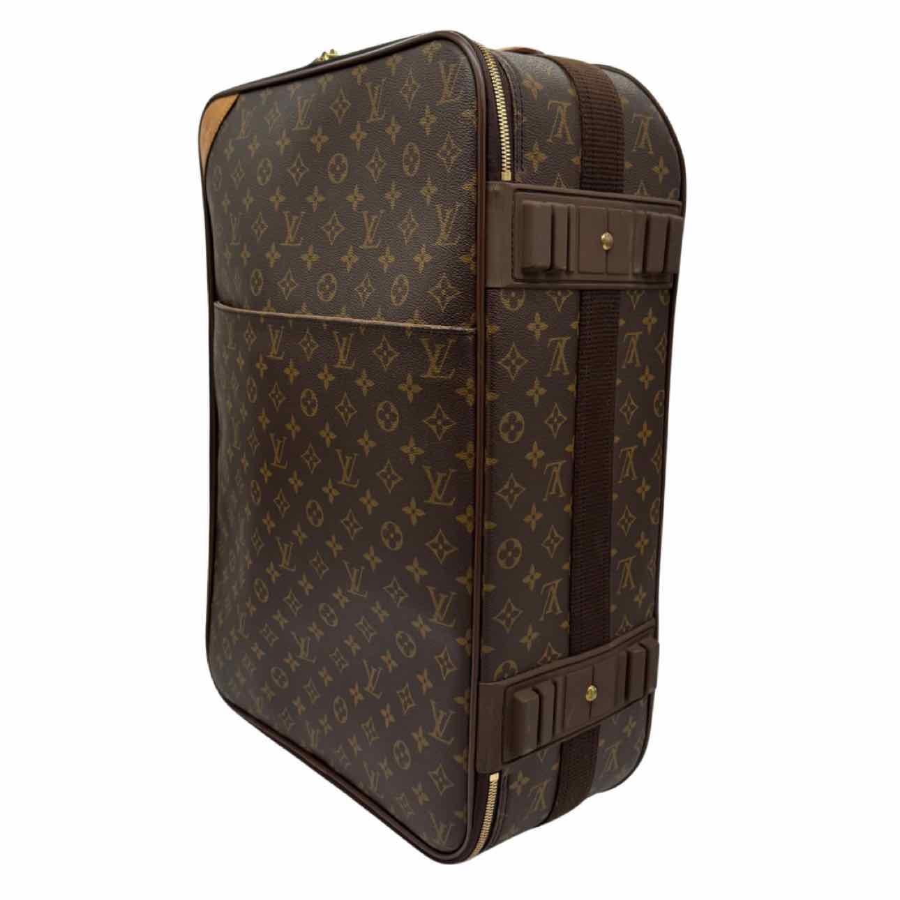 LOUIS VUITTON Monogram Canvas Pegase 55 Suitcase Brown