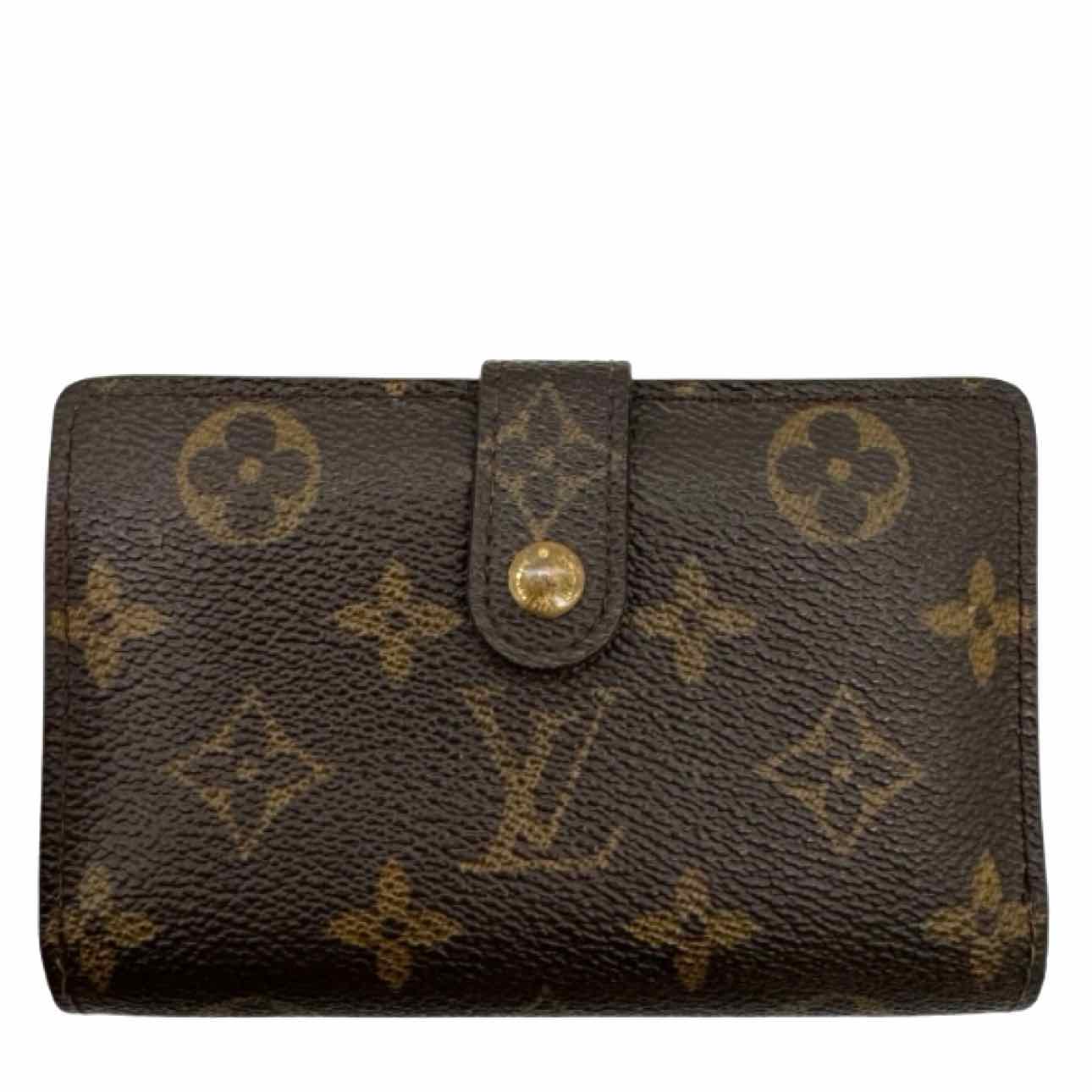 LOUIS VUITTON Monogram Canvas Portomone Viennois Bifold Wallet Brown
