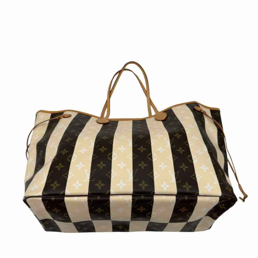 LOUIS VUITTON Monogram Canvas Rayures Neverfull MM (Pre-Owned)