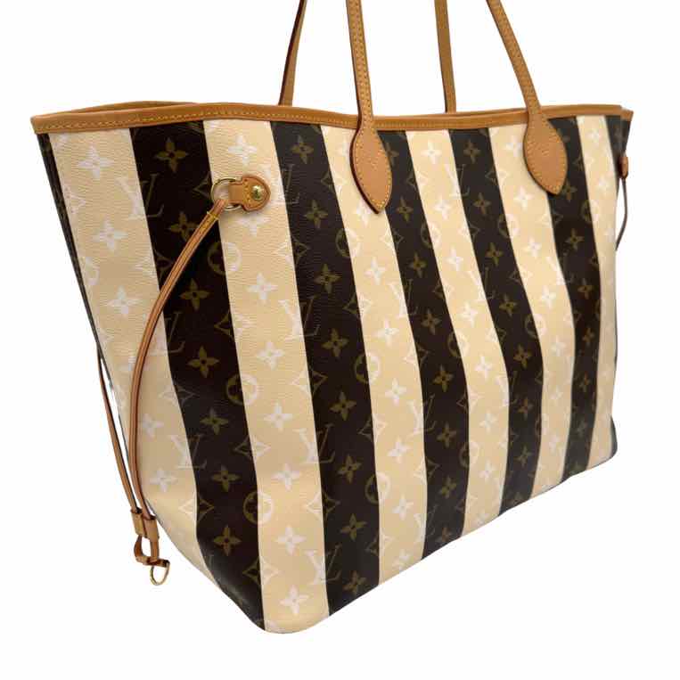 LOUIS VUITTON Monogram Canvas Rayures Neverfull MM (Pre-Owned)