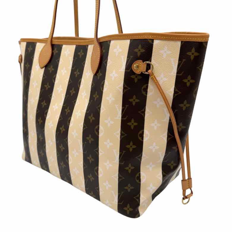 LOUIS VUITTON Monogram Canvas Rayures Neverfull MM (Pre-Owned)