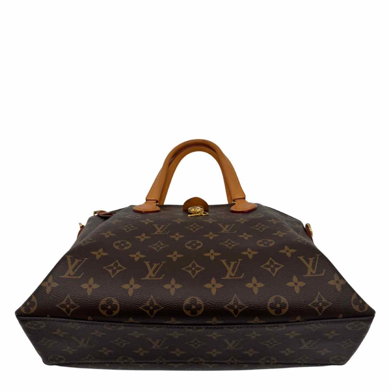 LOUIS VUITTON Monogram Canvas Rivoli MM Shoulder Bag Brown