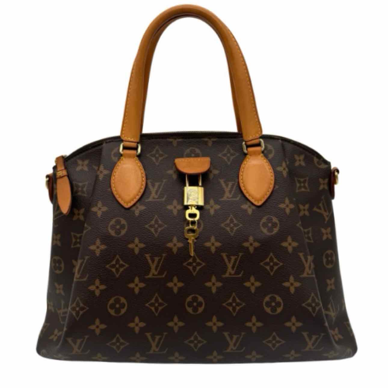 LOUIS VUITTON Monogram Canvas Rivoli MM Shoulder Bag Brown