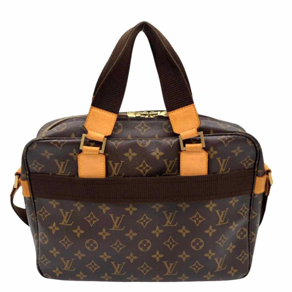 LOUIS VUITTON Monogram Canvas Sac Bosphore Briefcase/Messenger Bag Brown