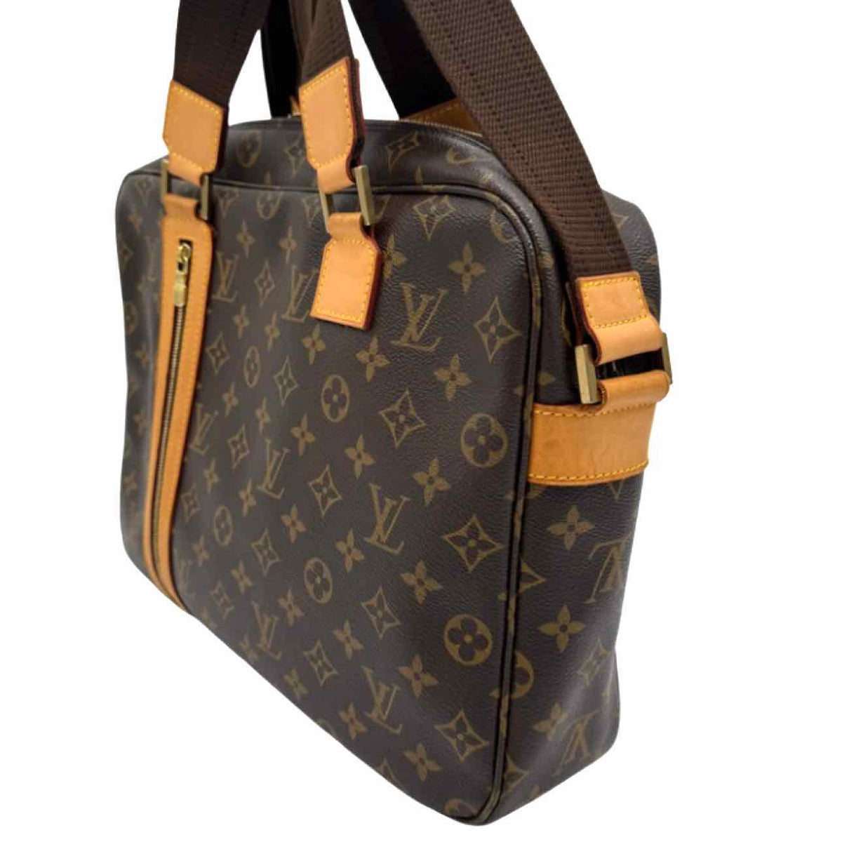 LOUIS VUITTON Monogram Canvas Sac Bosphore Briefcase/Messenger Bag Brown