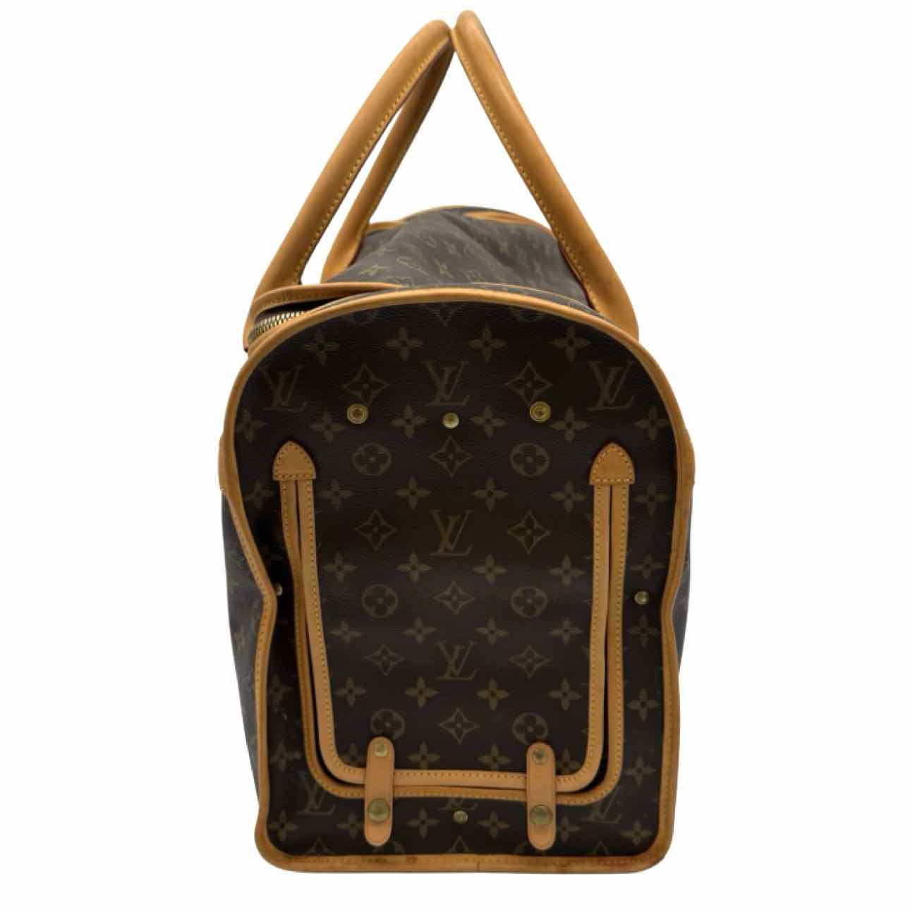 LOUIS VUITTON Monogram Canvas Sac Chien Pet Carrier 50