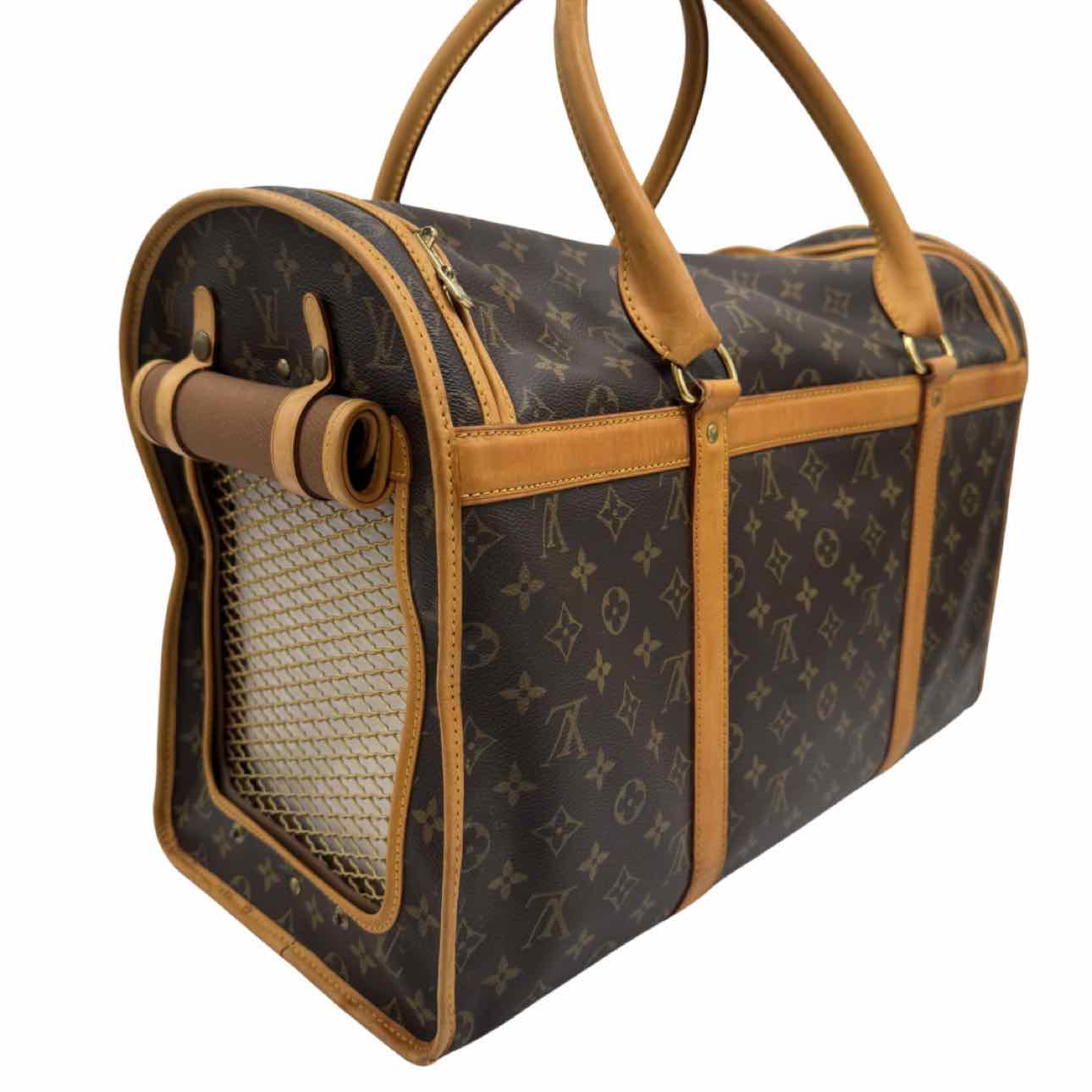 LOUIS VUITTON Monogram Canvas Sac Chien Pet Carrier 50