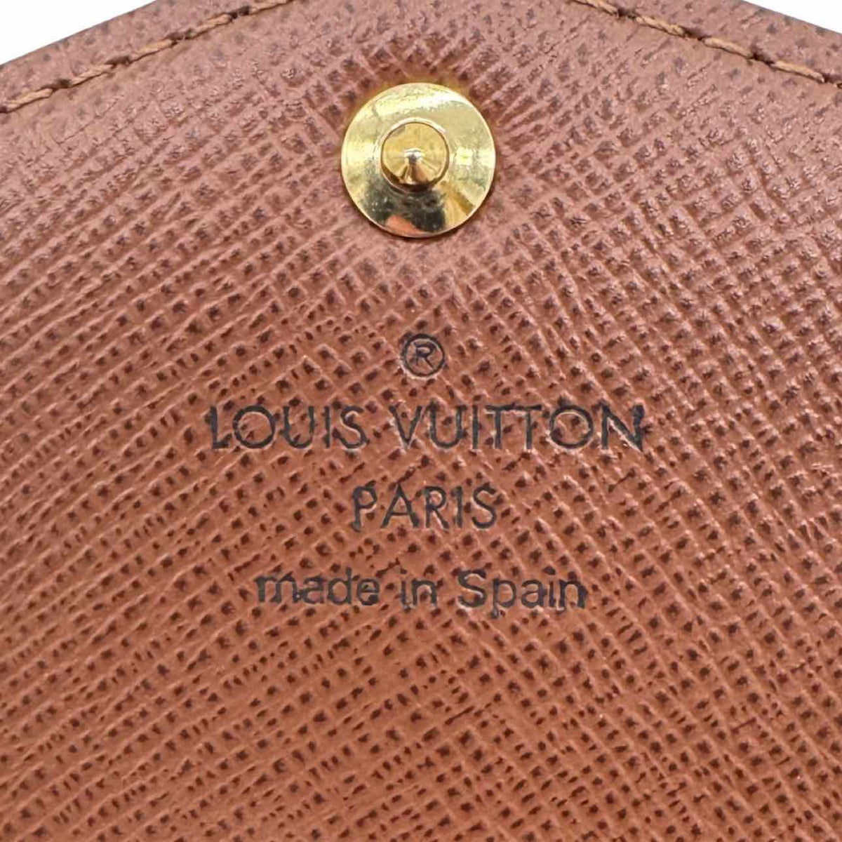 LOUIS VUITTON Monogram Canvas Sarah Wallet Brown