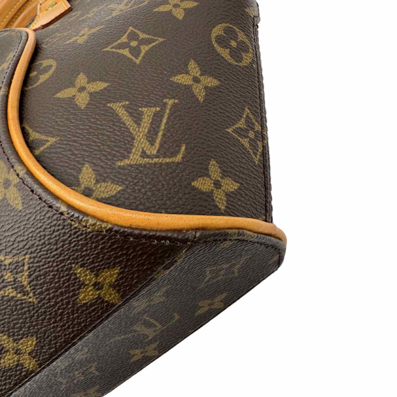 LOUIS VUITTON Monogram Canvas Small Ellipse Brown Handbag