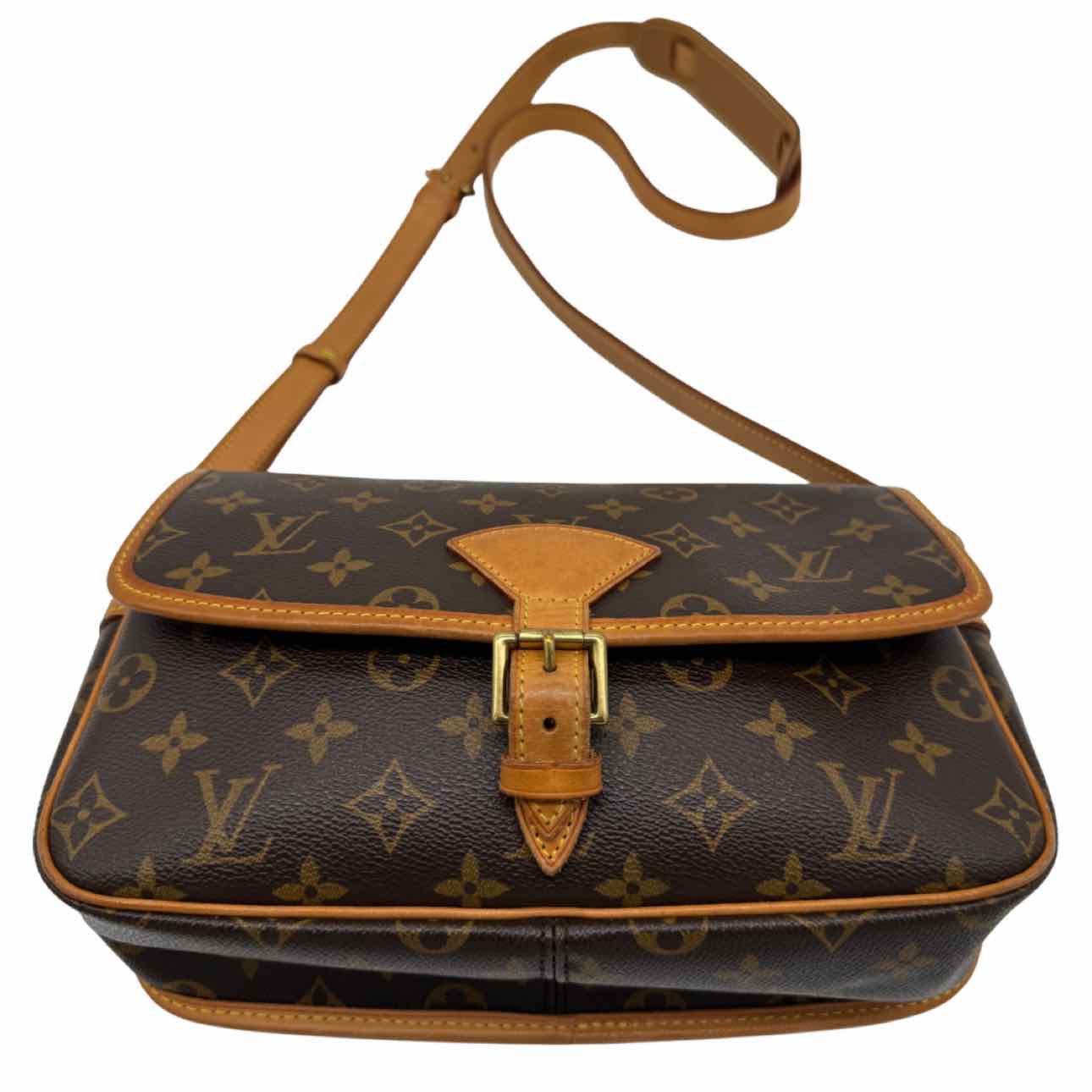 LOUIS VUITTON Monogram Canvas Sologne Brown Crossbody