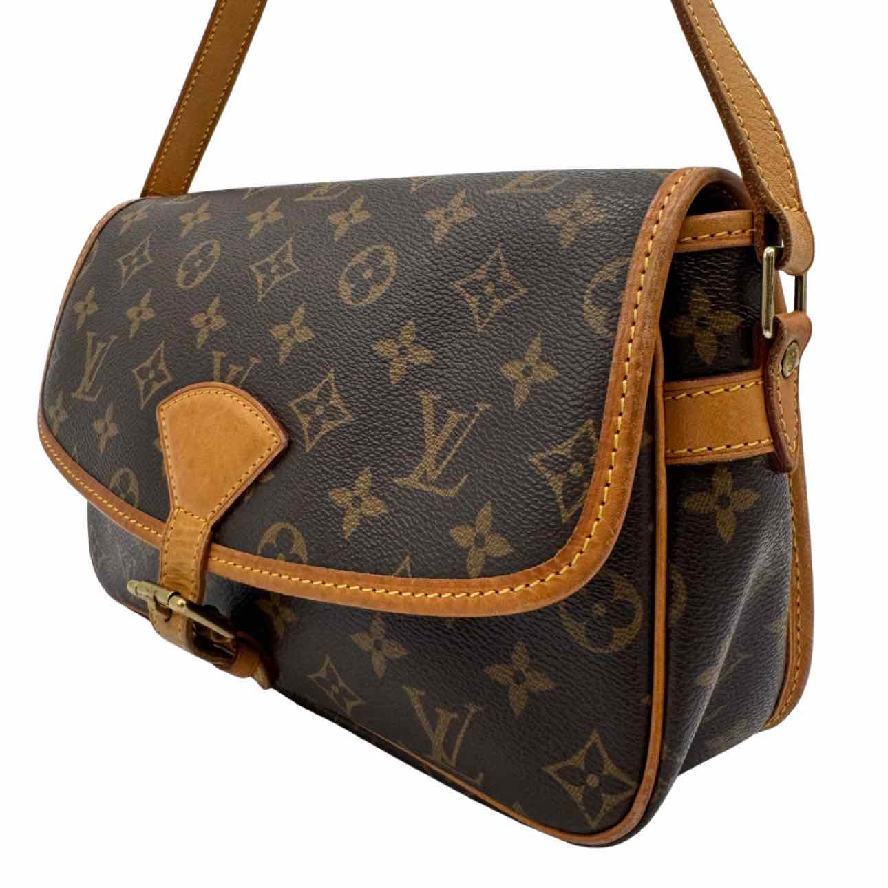 LOUIS VUITTON Monogram Canvas Sologne Brown Crossbody