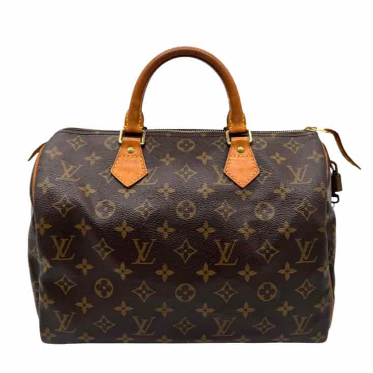 LOUIS VUITTON Monogram Canvas Speedy 30 Brown