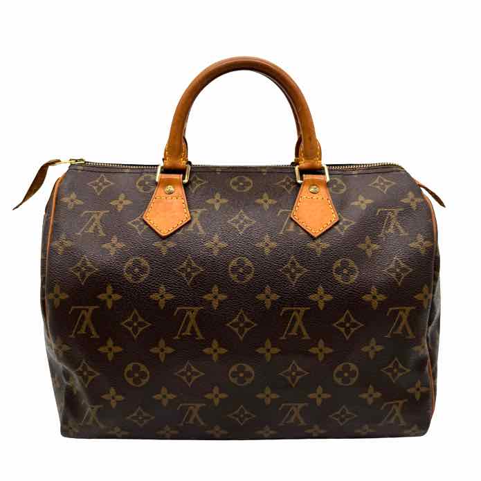 LOUIS VUITTON Monogram Canvas Speedy 30 Brown