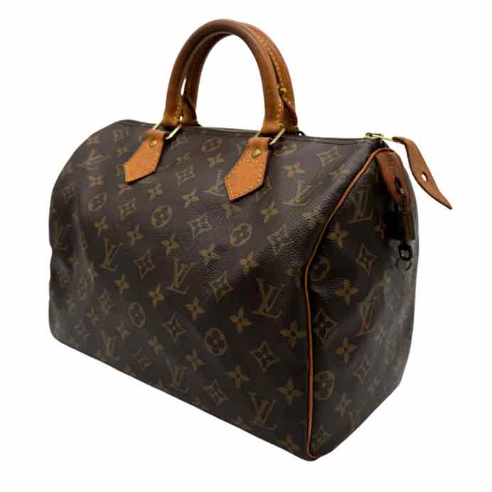 LOUIS VUITTON Monogram Canvas Speedy 30 Brown