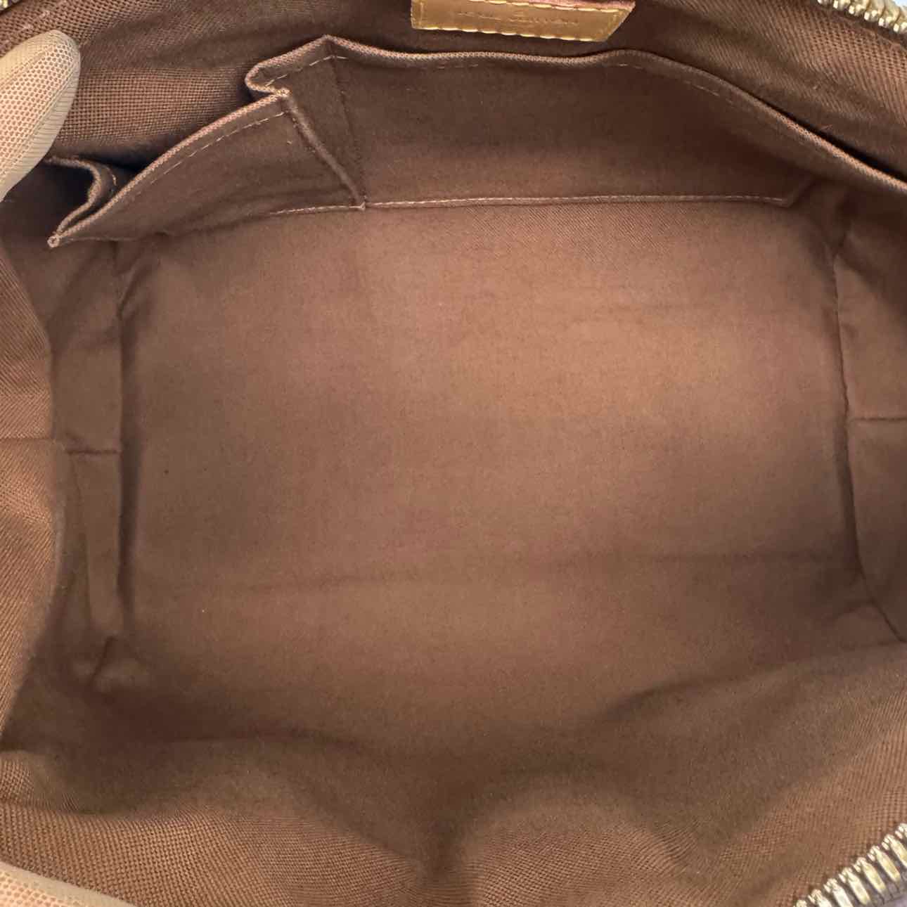 LOUIS VUITTON Monogram Canvas Tivoli PM Tote Bag Brown