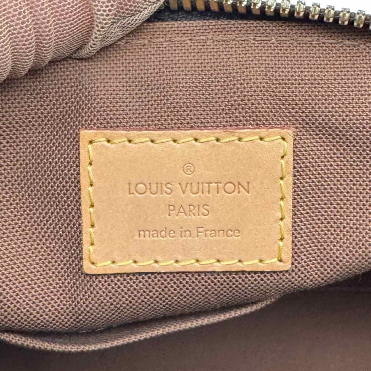 LOUIS VUITTON Monogram Canvas Tivoli PM Tote Bag Brown