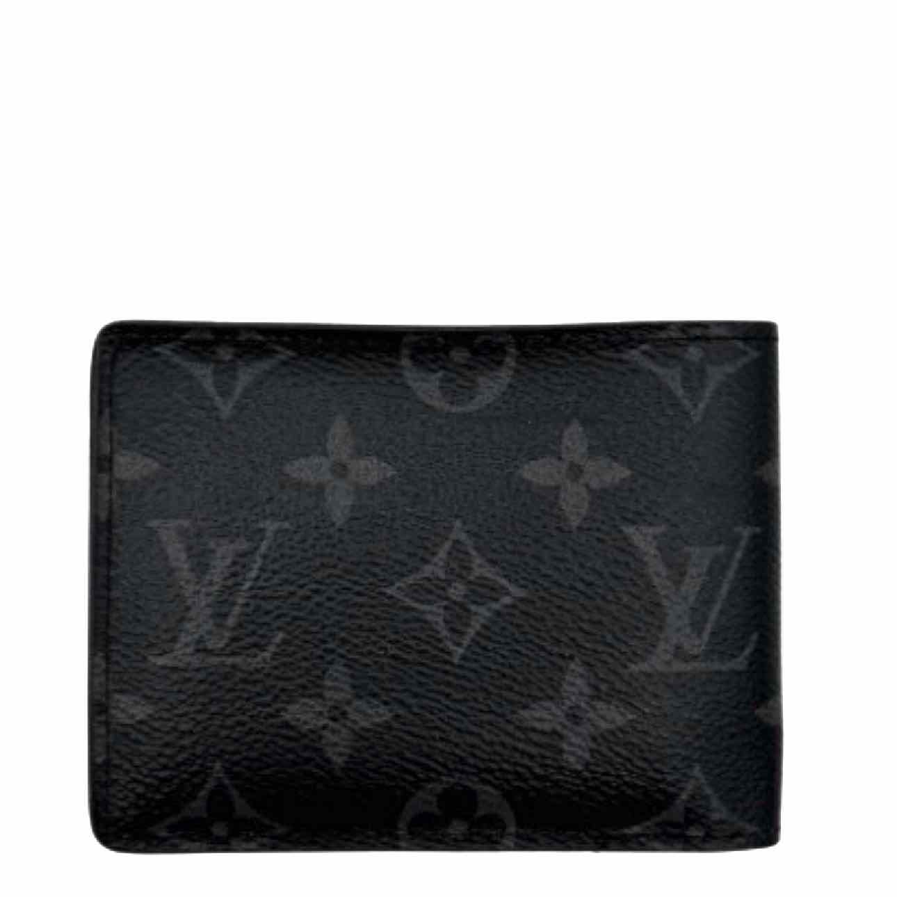 LOUIS VUITTON Monogram Eclipse Multiple Wallet Black