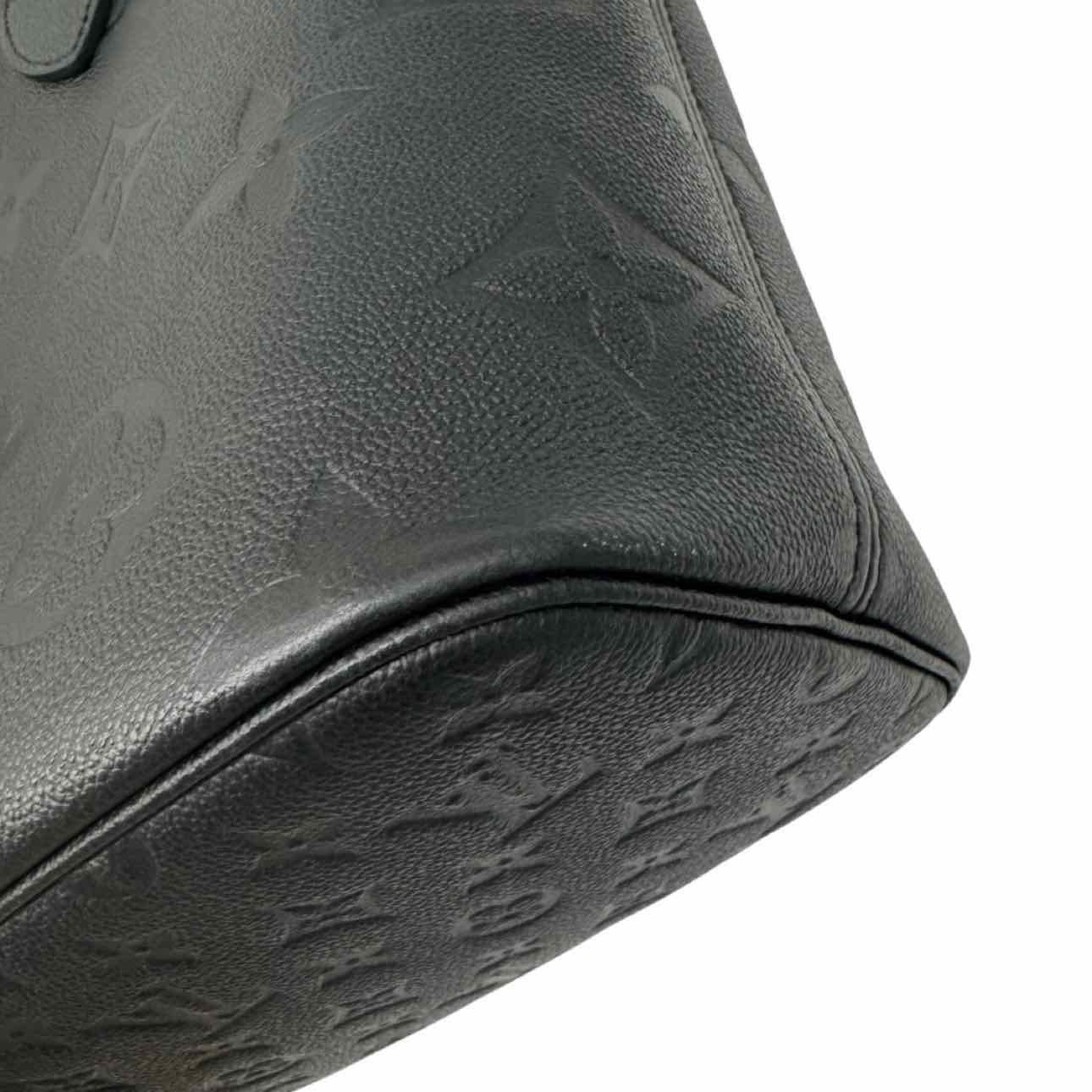 LOUIS VUITTON Monogram Empreinte Neverfull MM Black