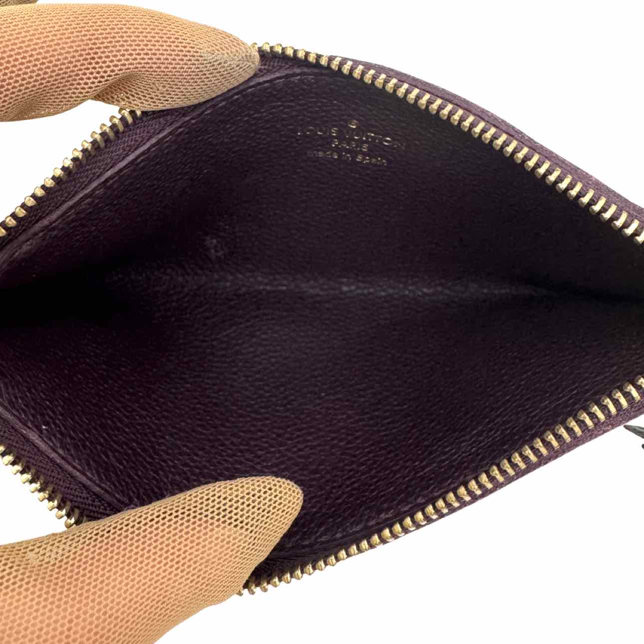 LOUIS VUITTON Monogram Empreinte Sarah Wallet Maroon