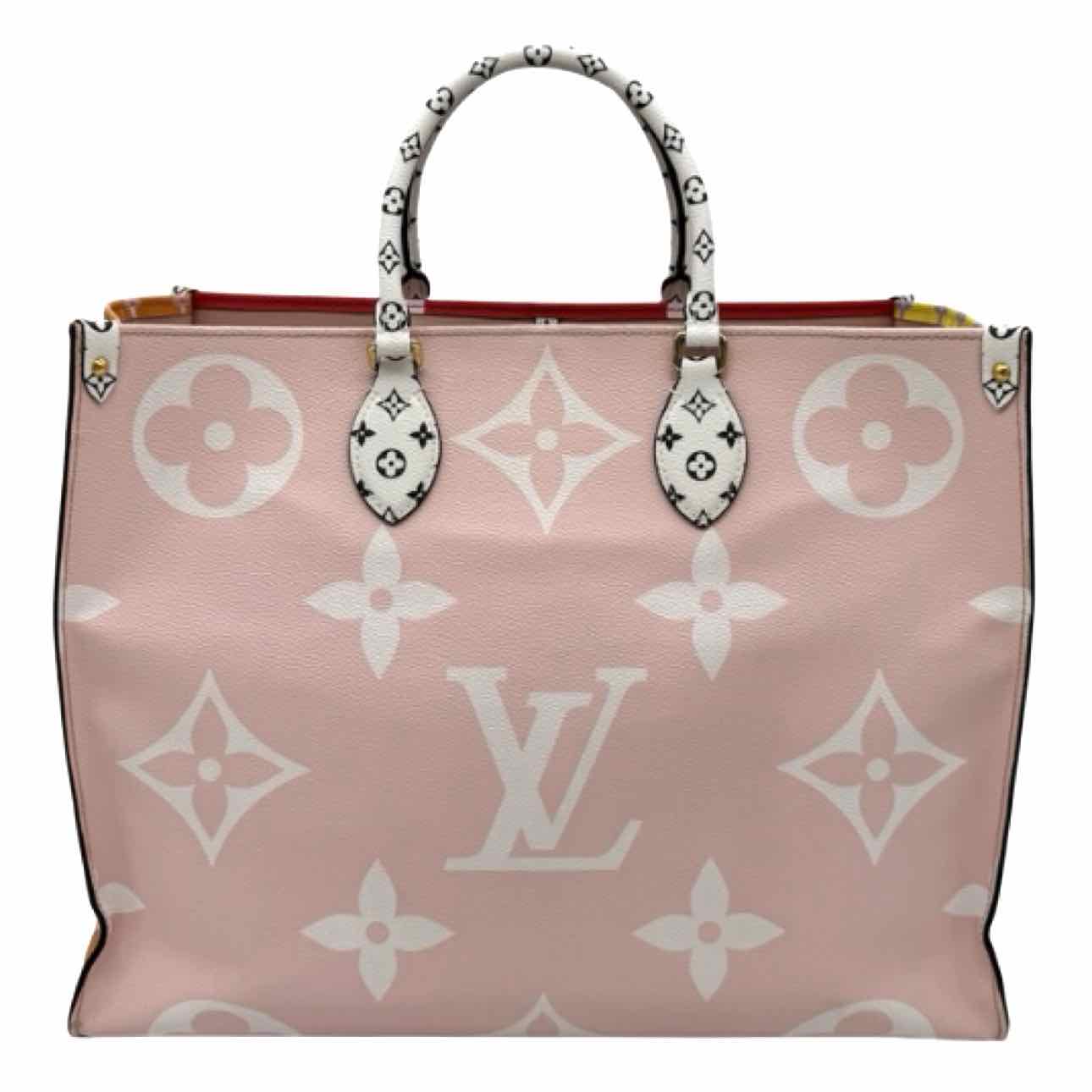 LOUIS VUITTON Monogram Giant OnTheGo GM Rouge Rose