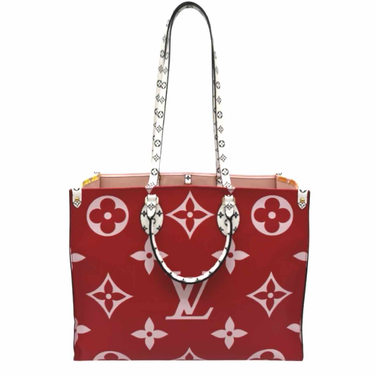 LOUIS VUITTON Monogram Giant OnTheGo GM Rouge Rose