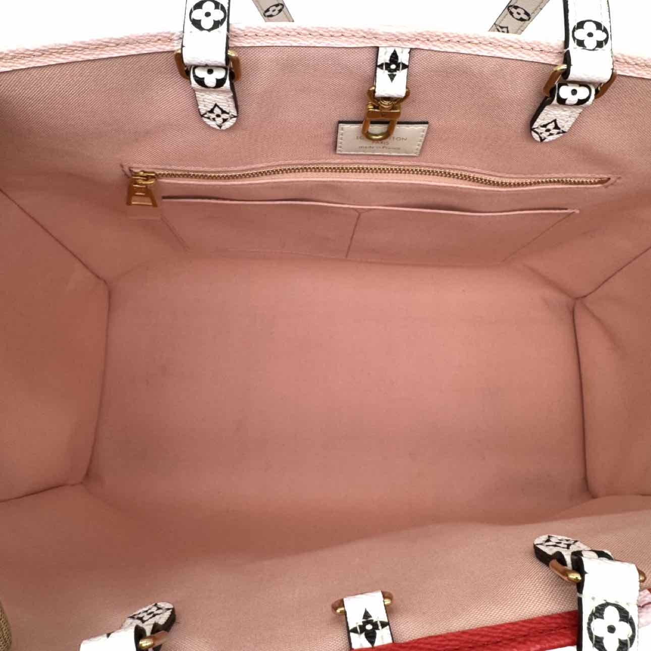 LOUIS VUITTON Monogram Giant OnTheGo GM Rouge Rose